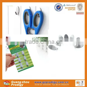 Adhesive Metal Small Wall Hooks/adhesive Hangers/ Small Metal Hooks thumbnail-3