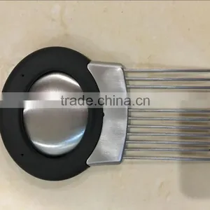 Stainless Steel Onion Holder With Odor Remover/wash Bowl, Onion Slicer thumbnail-4