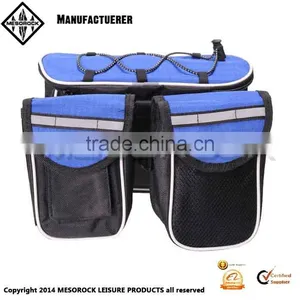 4 in 1 Mountain Bike Front Tube Bag Beam Packet Bag Cycling Bike Bicycle Trame Pannier thumbnail-1