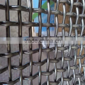 Galvanized Square Hole Crimped Wrie Mesh for Filter/galvanziedn Crimped Wire Mesh thumbnail-1