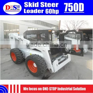 Diesel Engine 0.44m3 Bucket Mini Loader Skid Steer WECAN 750D Skid Steer Tires 12x16.5 thumbnail-3
