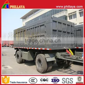 Full Enclosed Box Style Drawbar Trailer For Bulk Cargo Transportation thumbnail-6