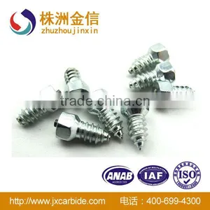 JX6*6-H18 Threaded Antislip Tire Studs for Truck Tungsten Carbide thumbnail-2
