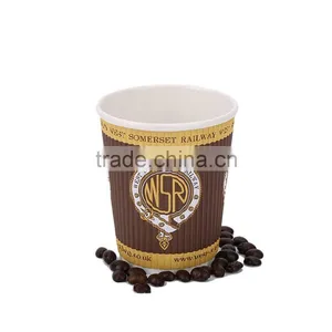 Manufacturer of OEM Logo Printed Disposable Single, Double and Ripple Wall Paper Coffee Cups thumbnail-6