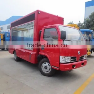 95hp 4*2 DONGFENG LED Advertising Promulgate Truck thumbnail-2
