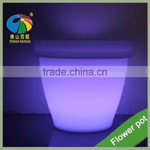 Allibaba Com Whosale Indoor Pots Greenhouse Garden Led Flower Pot Plant Pots With Rechargeable Battery thumbnail-1