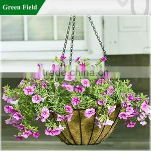 Decorative Metal Garden Hanging Flower Planter thumbnail-1