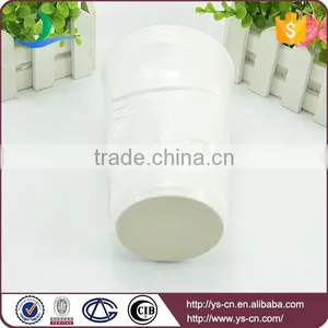 Creative White Ceramic Big Drinking Cups Folding Mug Matte thumbnail-5