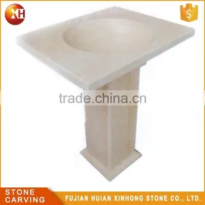 Round Shape River Stone Purple Bathroom Sink thumbnail-1