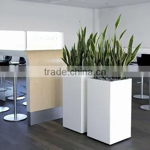 Modern Design White Large Planter thumbnail-1