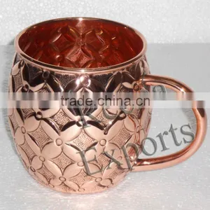 Indian Manufacturer of Moscow Mule Copper Mugs ~ New Solid Copper Mugs ~ Copper Beer Mugs thumbnail-1