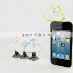 2015 New Lovely Mini Cloud Speaker for Mobile Phones Colorful Portable Best Gift Mini Speaker Stand Speaker thumbnail-2