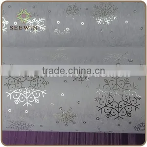 Snowflake Printed Nonwoven Fabric thumbnail-1