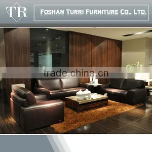 European Style Italian Split Leather Sectional Sofa Home Sofa thumbnail-3