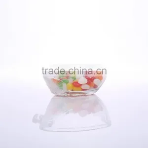 Apple Shaped Decorative Cheap Clear Glass Christmas Candy Jar thumbnail-2