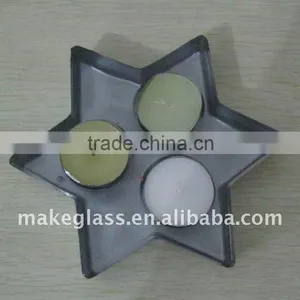 Votive Glass Candle Holder With 3pcs Tealight thumbnail-1