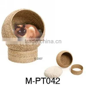 Exquisite and Durable Wicker Pet Cage , Wicker Cat Carrier thumbnail-6