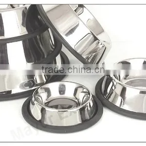 Stainless Steel Anti Skid Dog Bowl thumbnail-1