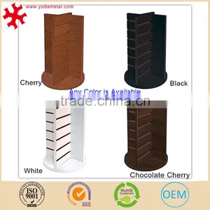 Hotsalable Countertop Slatwall 4-way Spinner Display Stand thumbnail-1