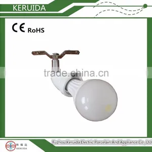 Newest Porcelain Lamp Holder With 180 Degree Rotary Bracket/light Socket/bulb Holder thumbnail-1