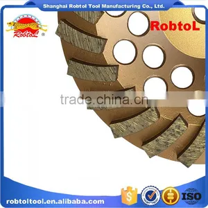 125mm Turbo Row Waved Spiral Diamond Grinding Disc Cup Wheel for Concrete Floor 5" Cutting Tools Abrasive Polishing Grinder thumbnail-3