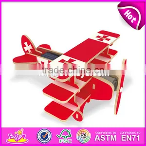 2017 New Design Kids Assemble Puzzle Airplane Wooden Creative Toys W03B069 thumbnail-5