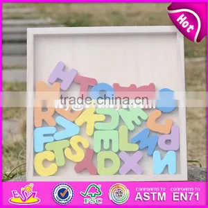 2017 New Design Toddlers Educational Wooden Abc Learning W14B072 thumbnail-2