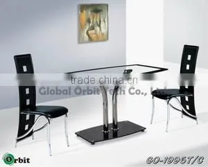 Dining Table and Chair, Designs Glass Dining Table Set thumbnail-1