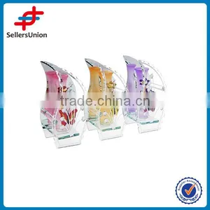 Flower Shaped Glass Vase thumbnail-1