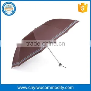 New Design Promotional Colorful Portable Logo Print 3 Folding Bottle Umbrella for Gift thumbnail-1