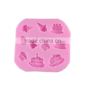 Liquid Silicone Cake Mould Cake Decorating Baking Tool Chocolate Mould Ice Cream 1688 Agent thumbnail-3