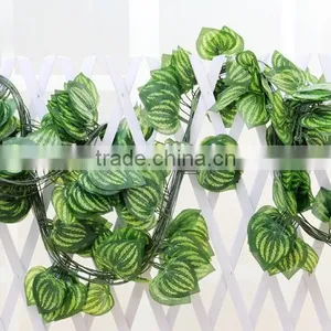 7.5FT 30Leaves Artificial Leaf IVY Vine Plant Fake Foliage Green Garland thumbnail-1