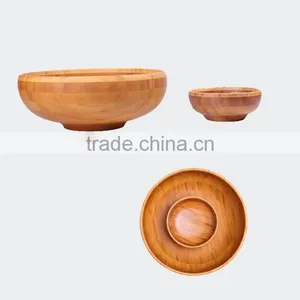 Wholesale Bamboo Salad Bowl Set thumbnail-3