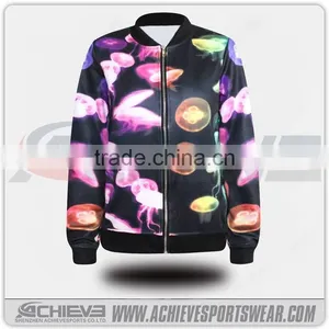 Wholesale Men Polyester Bomber Jackets, Custom Lady Outdoor Sports Jacket thumbnail-3