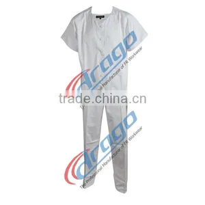 Short Sleeve Cotton Chef Coat thumbnail-1