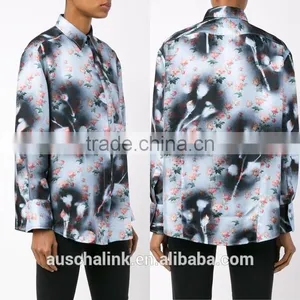 2016 Best Selling Full Floral Print Shirt for Women OEM Service thumbnail-6