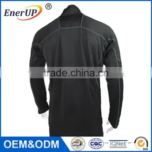 Men Clothing Sports Crew Neck Thermal Wicking Antibacterial Long Sleeve New Style Fashion Boy's Shirt thumbnail-2