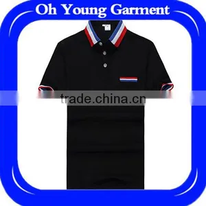 New Fashion Wide Stripe POLO for Men Shirts Casual Stripe Sport Mens Polo Shirt Wholesale Men Polo thumbnail-1