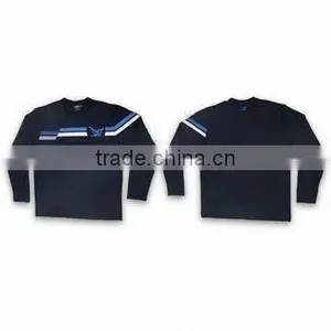 Men's Long Sleeves T-shirts With Printings and Labels, Made of 100% Polyester thumbnail-1