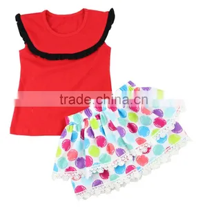 Hot Selling 100% Cotton Giggle Moon Remake Outfits Clothes for Kids Boutique Outfits thumbnail-3