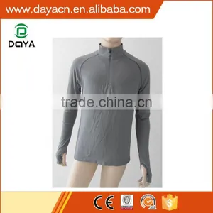 Men's Suitable Soft Long Sleeve Zipper T-shirt Seamless Long Sleeve Zipper T-shirt thumbnail-3
