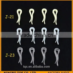 Garment Accessory Without Teeth Shirt Packing White Plastic Clips thumbnail-6