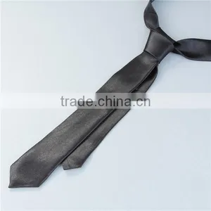 Polyester Necktie Black Men'S Neckties thumbnail-1