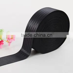 47mm Black Polyester Car Seat Belt Webbing thumbnail-1