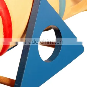 Best Promotion Modern Design Natural Wooden Colorful Seesaw Cage House Hide Toy Hamster Seesaw For Hamster thumbnail-6