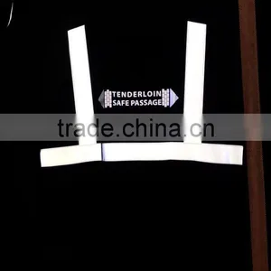 Custom Blue Airbag Motorcycle Reflex Rescue Vest thumbnail-1