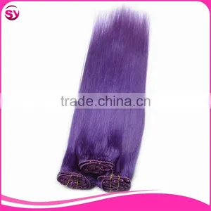 Stainless Steel Wig Clip In Hair Top Grade Gorgeous Different Colors Clip Hair Extension thumbnail-3