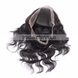 Top Good Quality Grade 8A Brazilian Human Virgin Hair 360 Full Lace Frontal Closure thumbnail-6