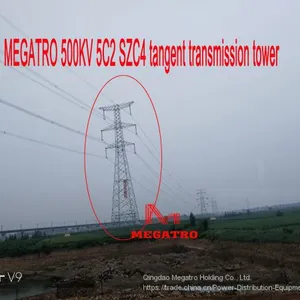 MEGATRO 500KV 5C2 SZC4 Tangent Transmission Tower thumbnail-3