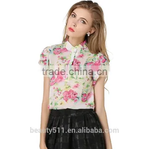 A Blouse With a Blouse and a Short-sleeved Chiffon Shirt SD94 thumbnail-1